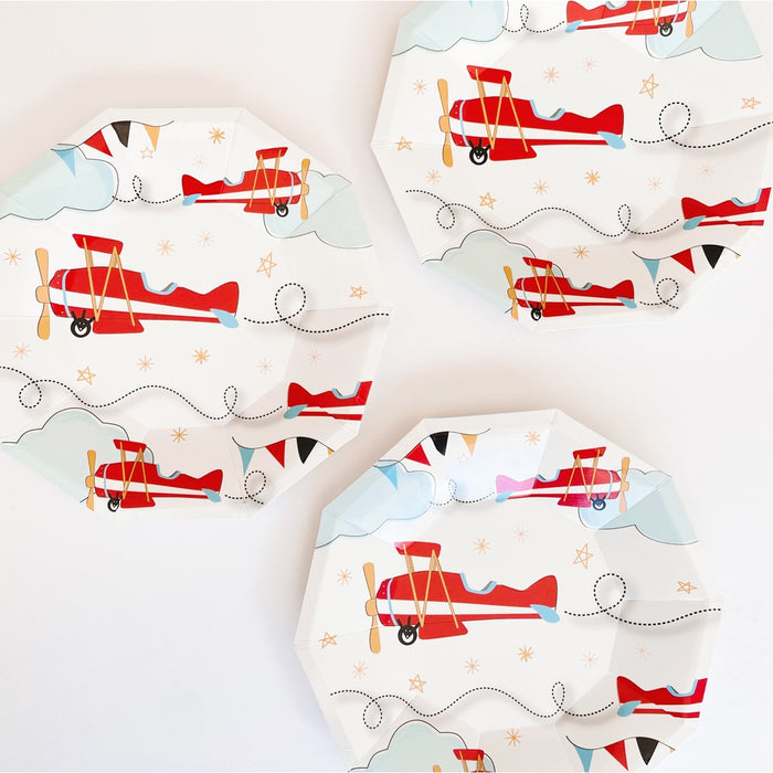 Airplane Dessert Plates