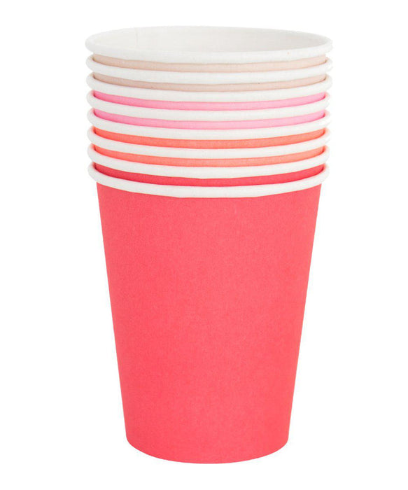 Assorted Pink Paper Cups