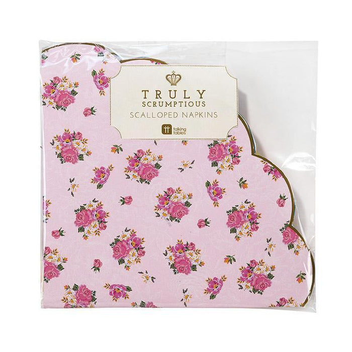 Truly Scrumptious Scalloped Dinner Napkins