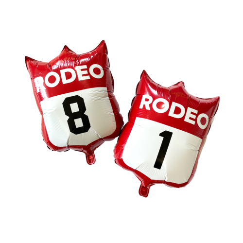 Rodeo Back Number Balloon Set