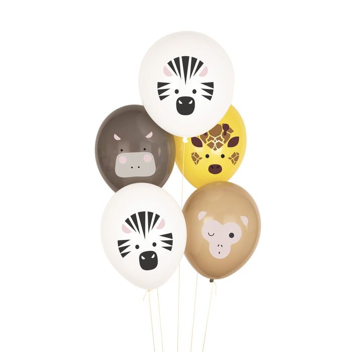Safari Animal Printed Balloon Bundle