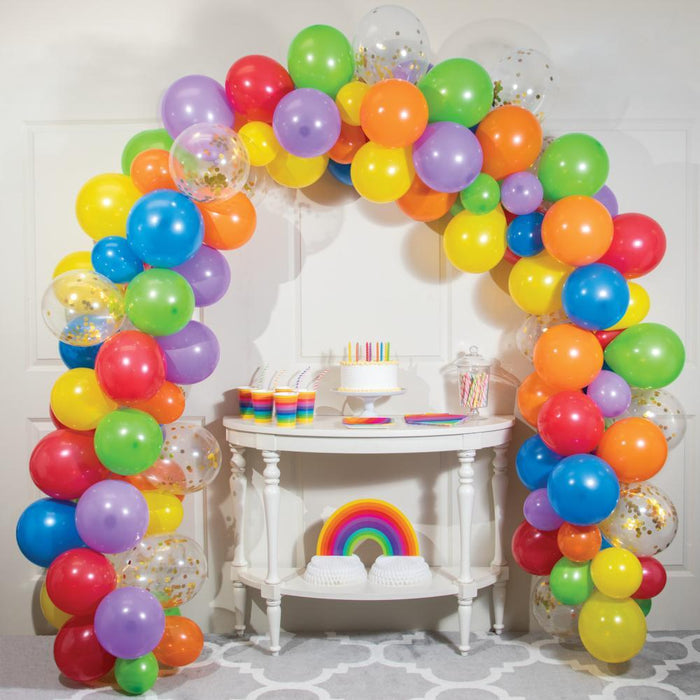 Rainbow Balloon Garland