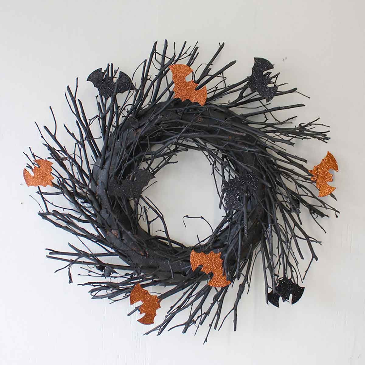 Bat Halloween Wreath Gatherings by CP