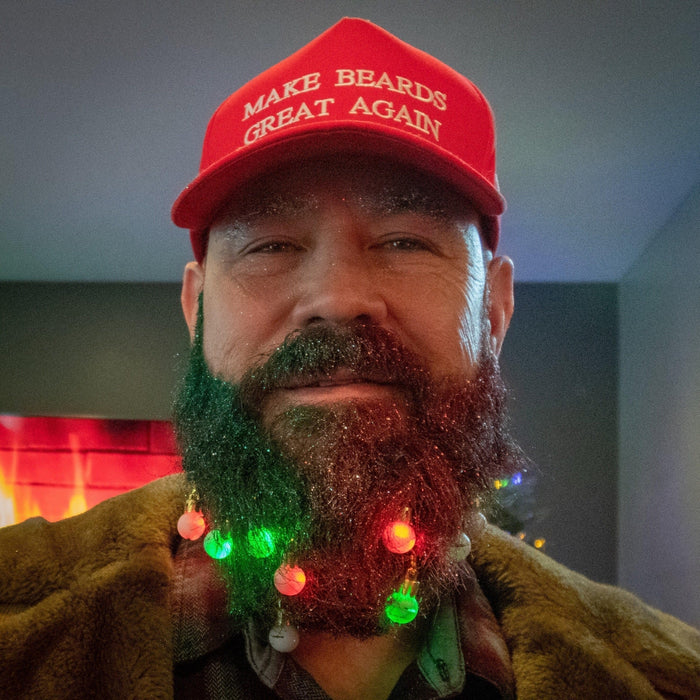 Beard Lights- Light Up Beard Ornaments