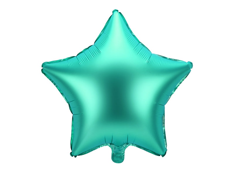 Forest Green Star Foil Balloon