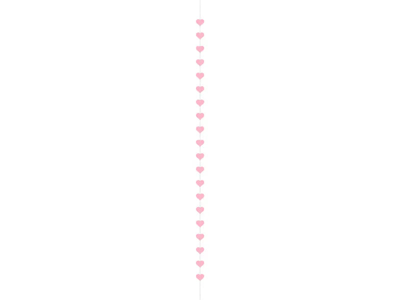 Pink Heart Paper Garland
