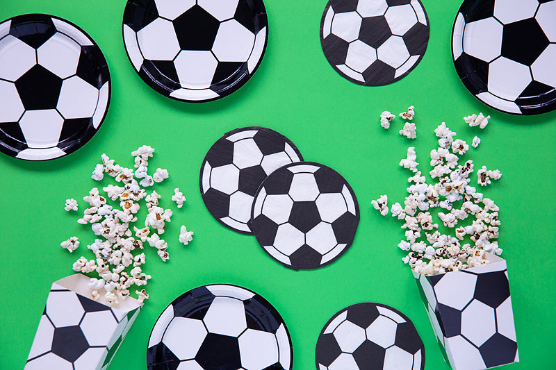 Soccer Ball Dessert Paper Plates