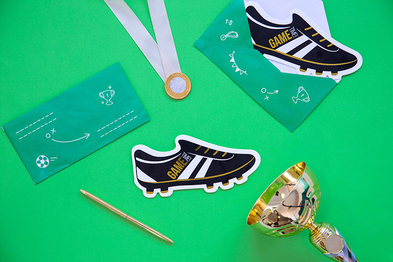 Soccer Cleat Party Invitations