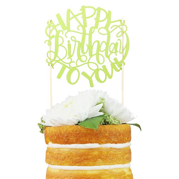 Happy Birthday to You Cake Topper