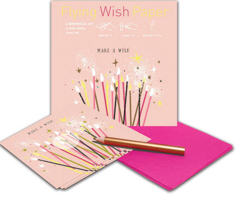 Birthday Make a Wish Flying Wish Paper Mini Kit