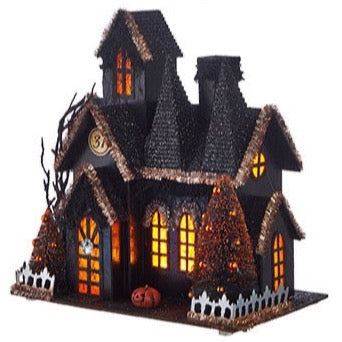 Black Lighted Haunted House