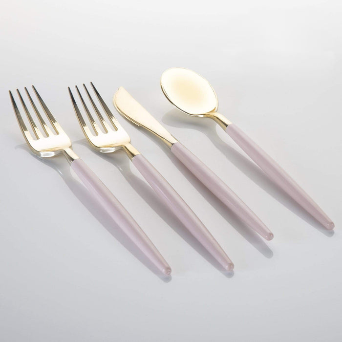 Blush & Gold Cutlery Set