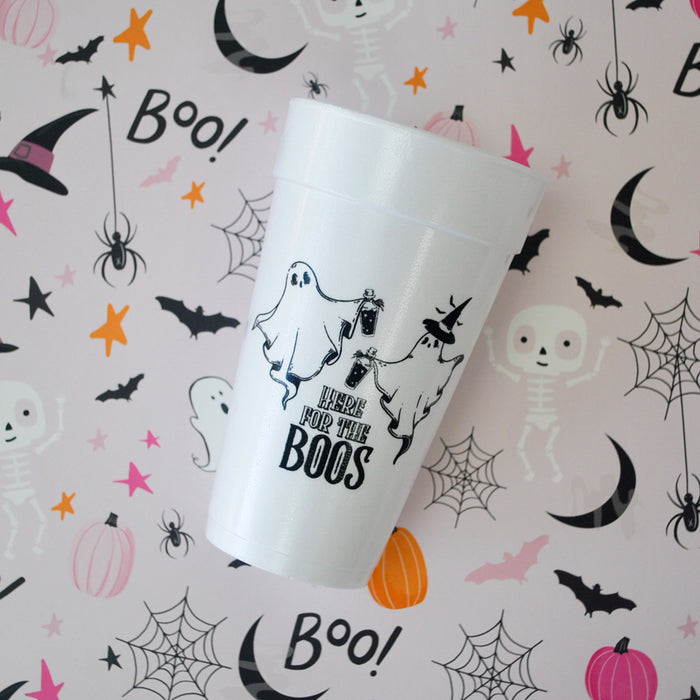 Here For The Boos 20oz. Foam Cups | 10 pack
