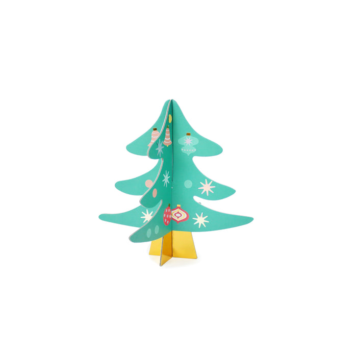 DIY Christmas Tree Paper Centerpiece