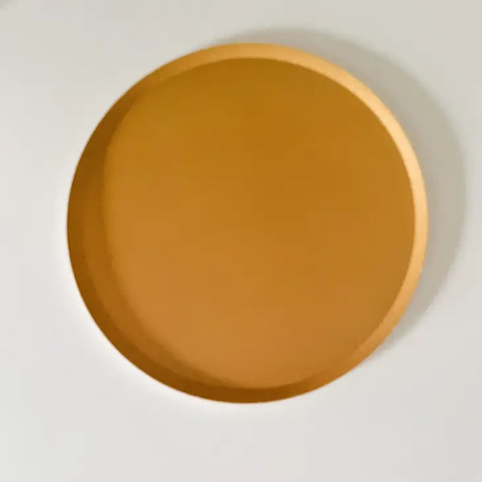 Classic Gold Matte Plates