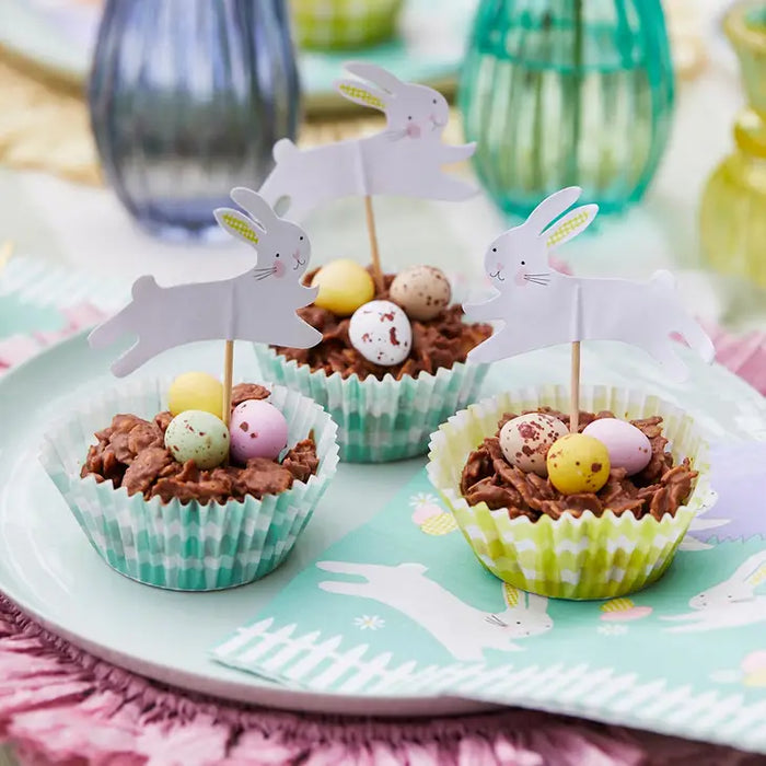 Easter Cupcake Cases & Bunny Cake Toppers