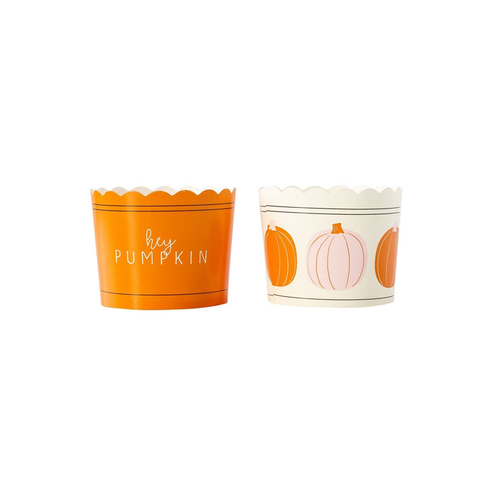 Pink/Orange Pumpkins Food Cups