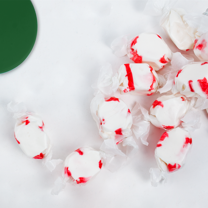 Candy Cane Taffy Holiday Candy