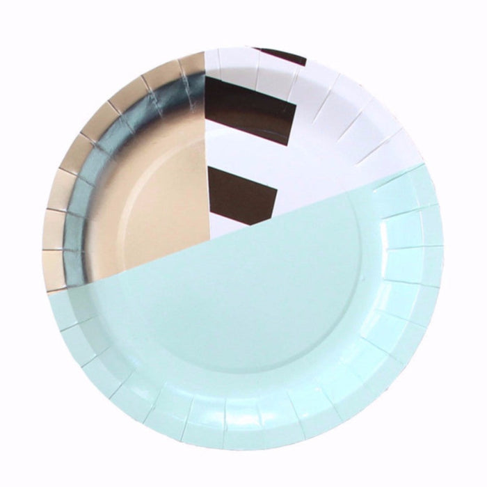 Memphis Mint Dessert Plates