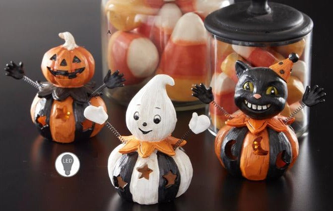 Halloween Figures with Spring Arms