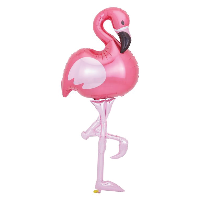 Standing Flamingo Foil Balloon