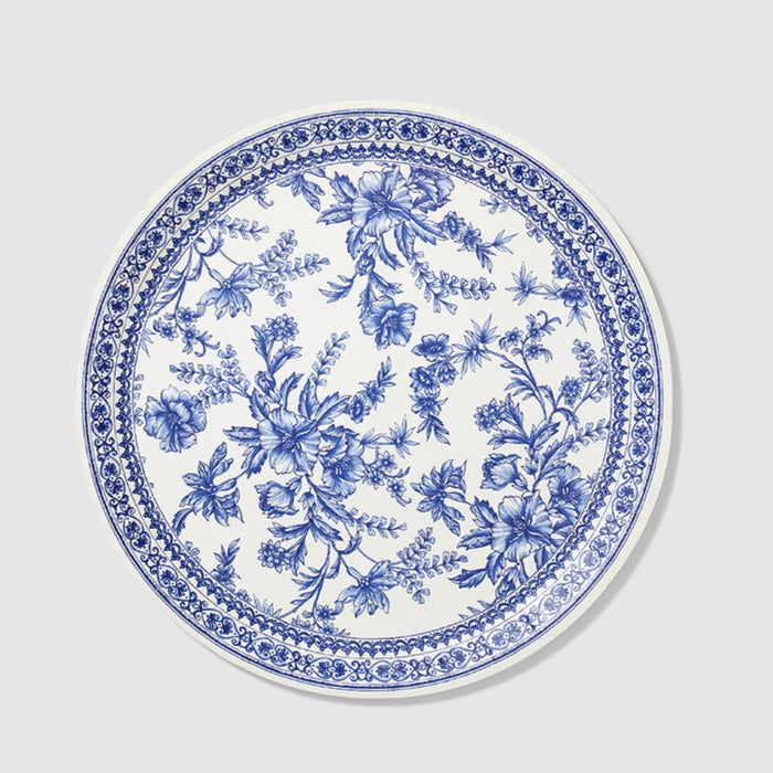 French Toile Dinner Paper Plates