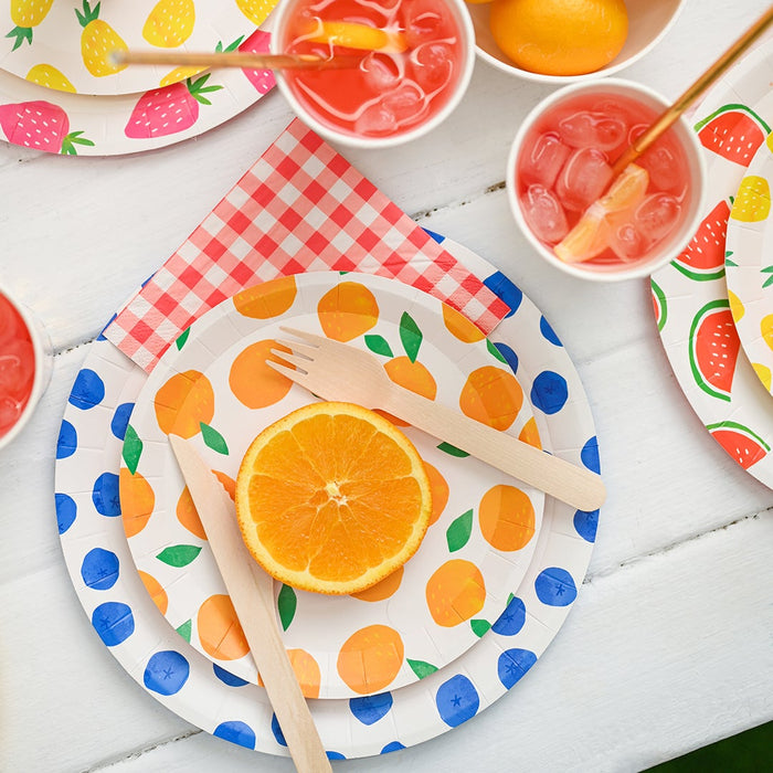 Fruit Punch Dinner Paper Plates