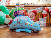 Christmas Car Standing Foil Balloon