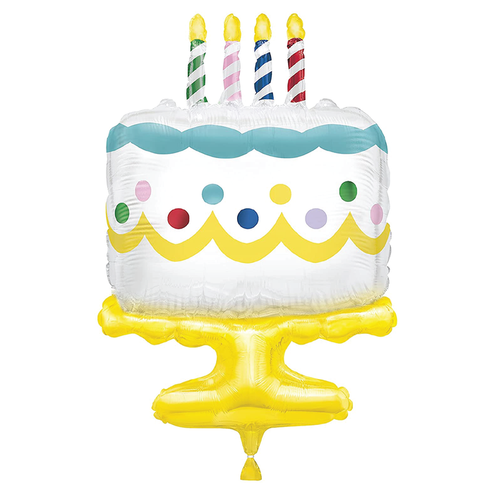 Giant Birthday Cake Foil Balloon