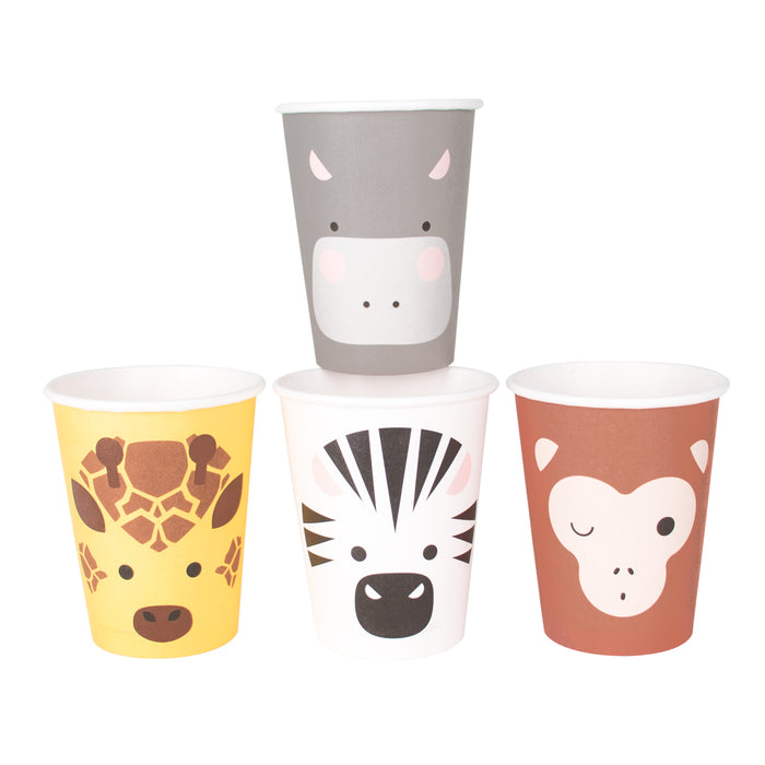 Safari Animal Paper Cups