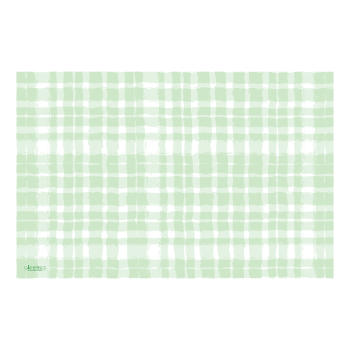 Easter Gingham Paper Placemats