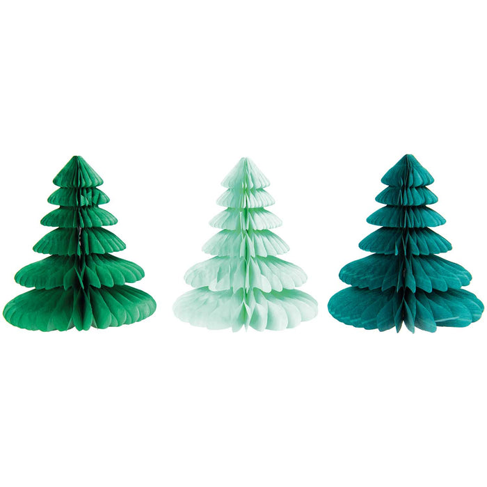 Green Christmas Tree Honeycombs