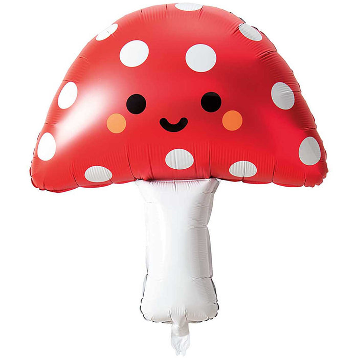 Happy Mushroom Foil Balloon