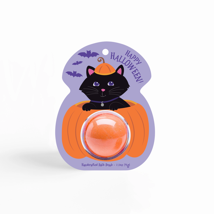 Happy Halloween Black Cat Bath Bomb