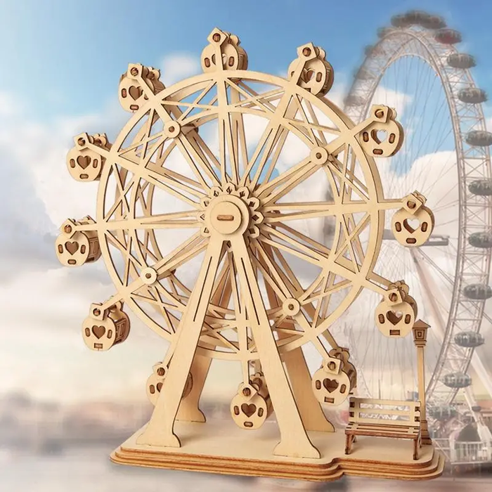 3D Wooden Puzzle: Ferris Wheel
