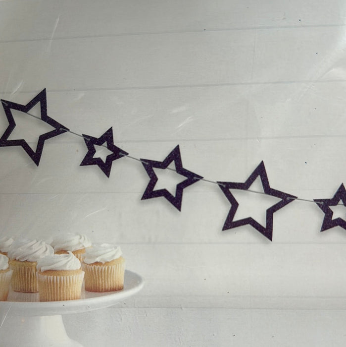 Patriotic Glitter Star Garland