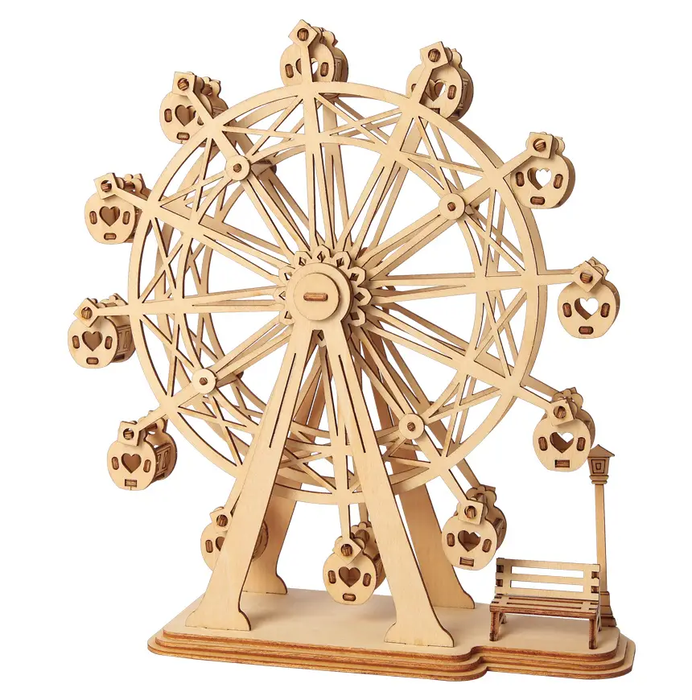 3D Wooden Puzzle: Ferris Wheel