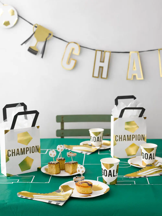 Party Champions Soccer Shaped Candles