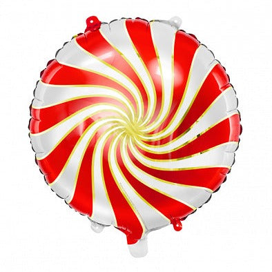 Red and Gold Candy Foil Balloon