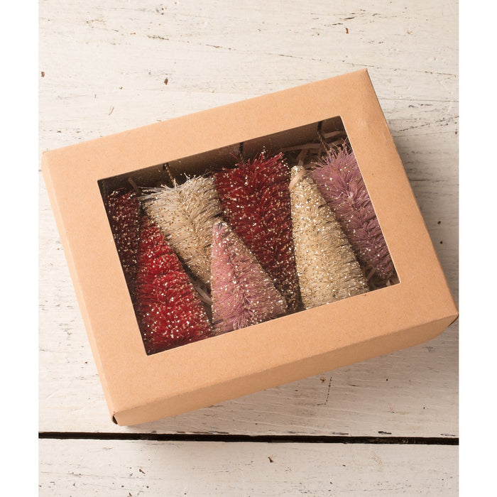 Valentine Mini Bottle Brush Trees