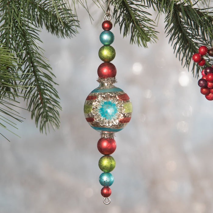 Merry & Bright Bead Spire Ornament