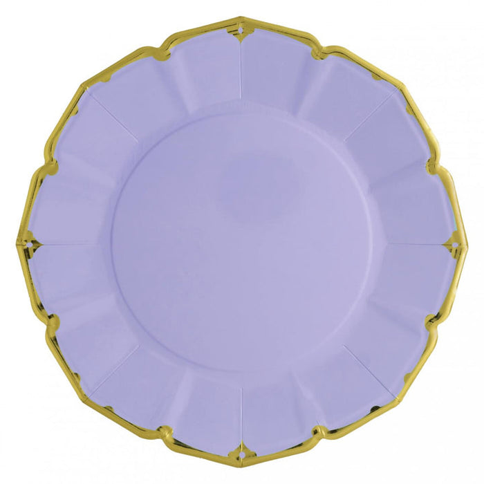 Lilac Dinner Paper Plates