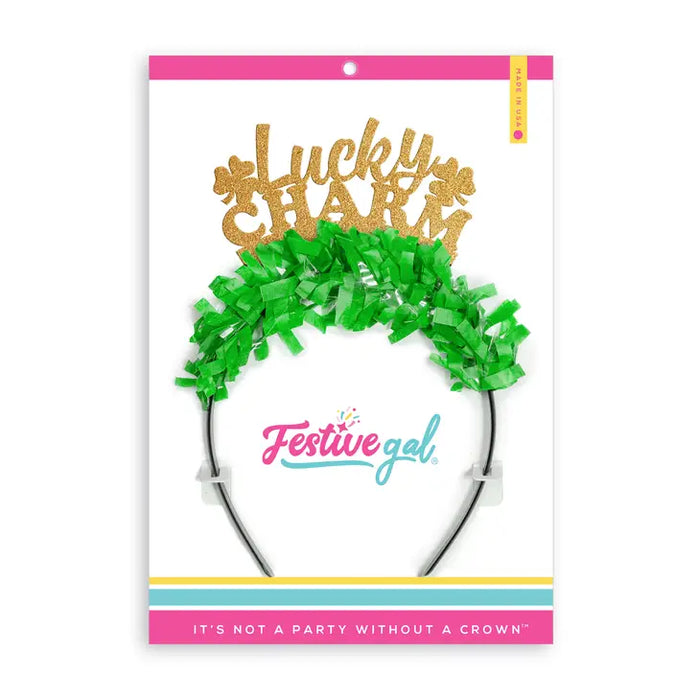 Lucky Charm St. Patricks Day Party Headband Crown