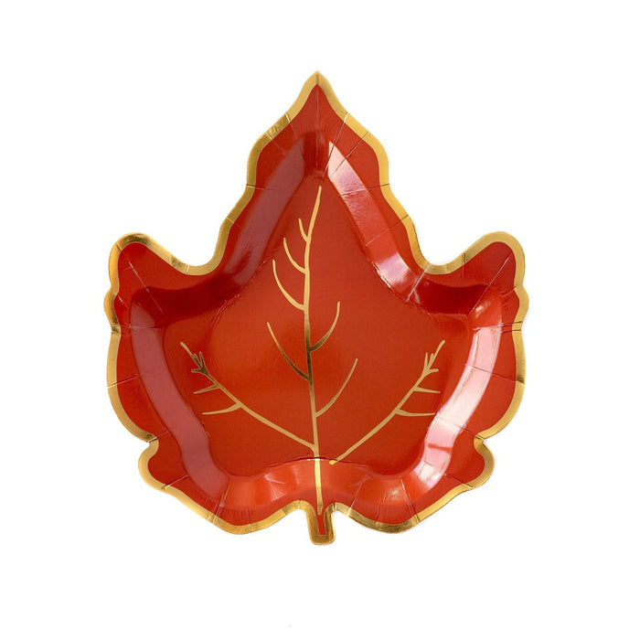 Harvest Maple Leaf Shaped Plates