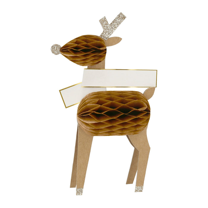 Reindeer Honeycomb Placecards