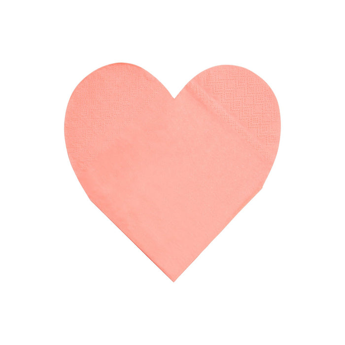 Party Palette Heart Large Napkins
