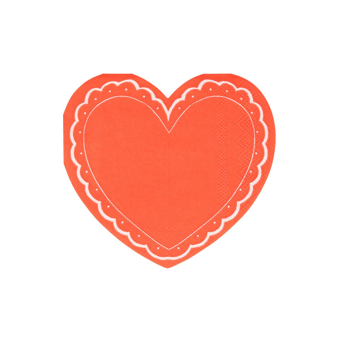 Lacy Heart Large Napkins