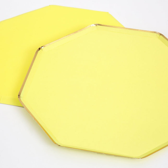 Pale Yellow Dinner Plates