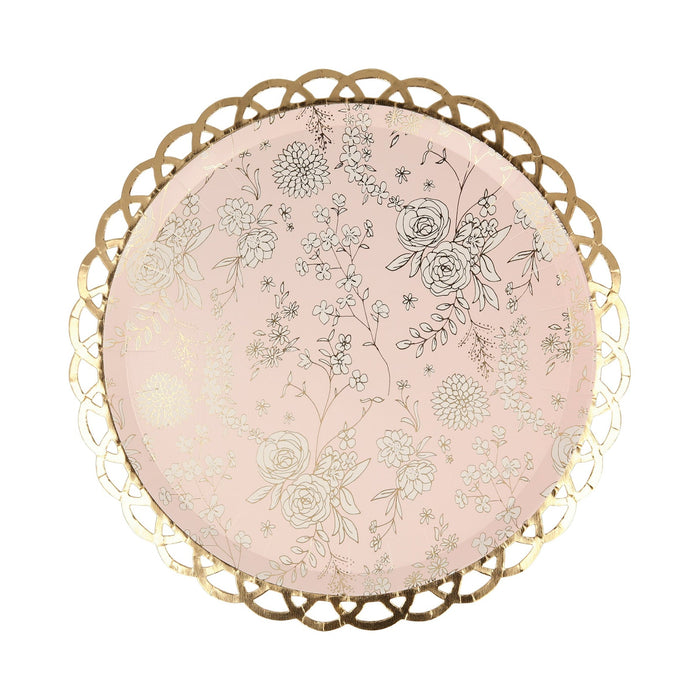 English Garden Lace Dessert Plates