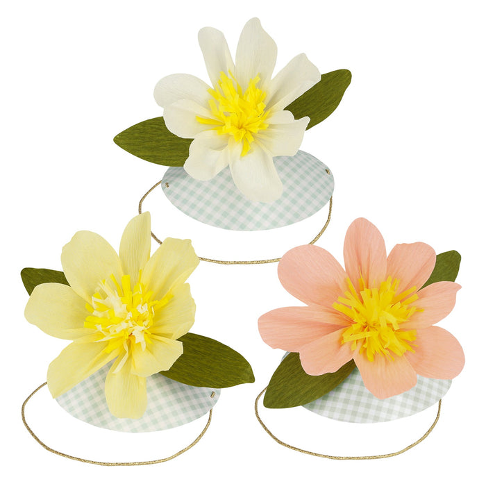 Paper Flower Hats
